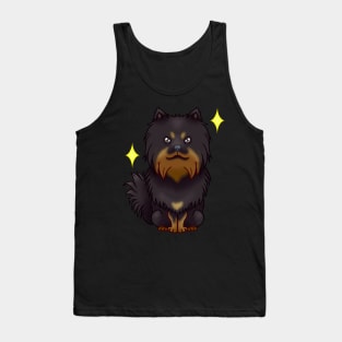 Black pomeranian Tank Top